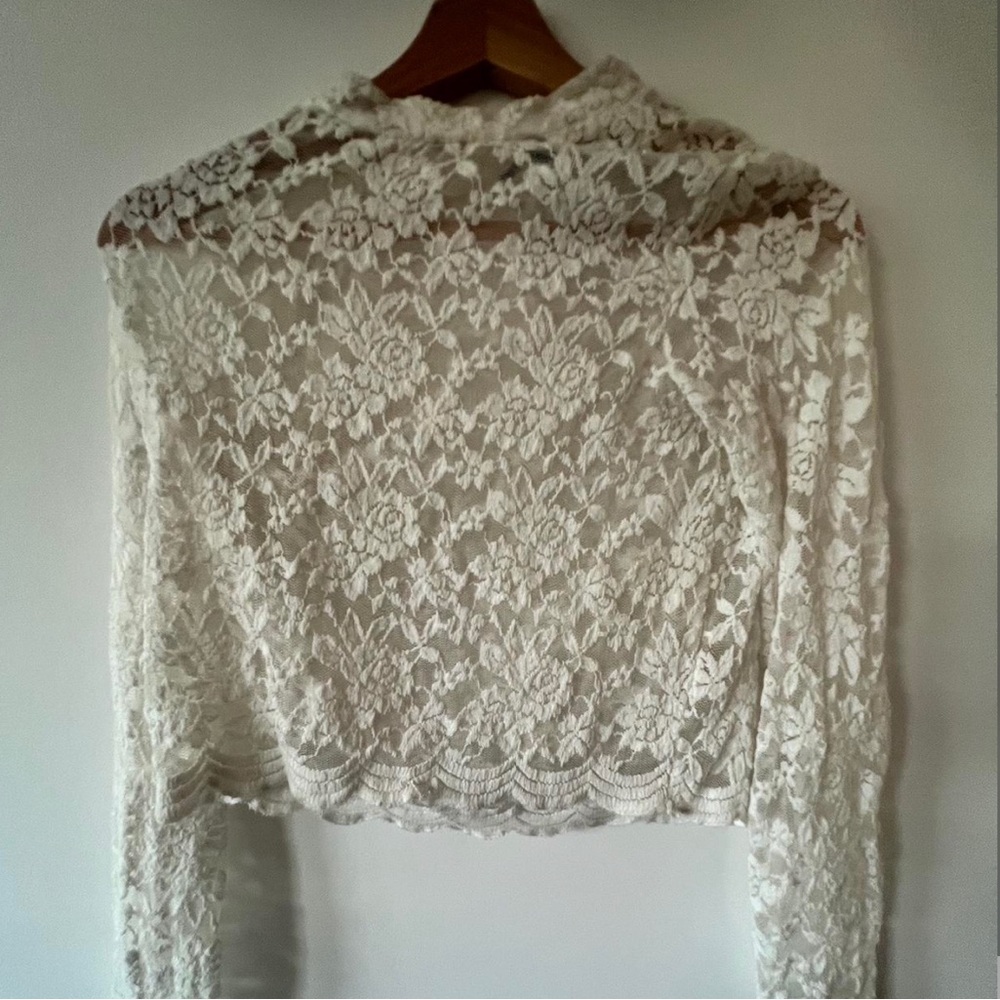 Sheer Floral Long Sleeve